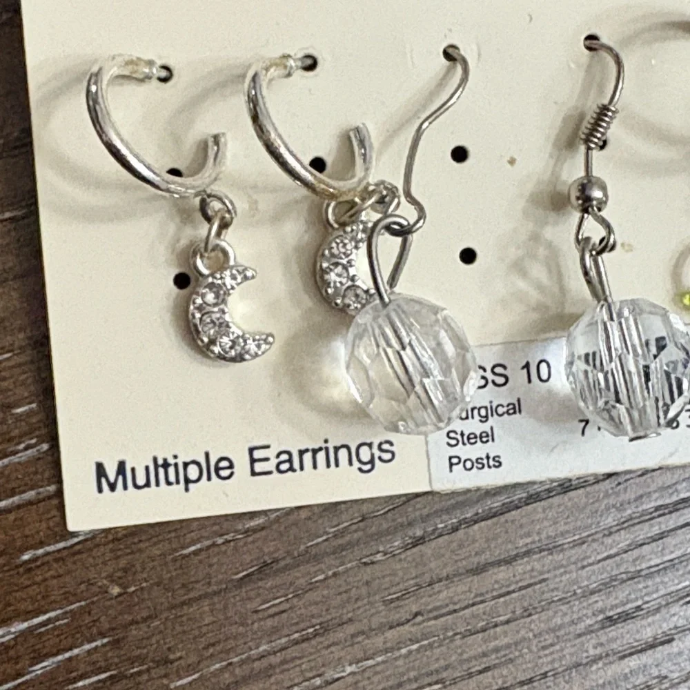Sensible solutions silver dangle pierced earring sets
